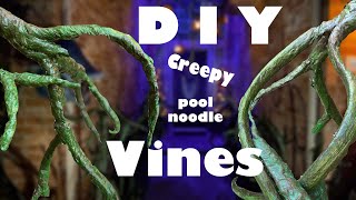 How to make giant vines  DIY Halloween Decor [upl. by Amikan]