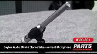 Dayton Audio EMM6 Electret Measurement Microphone [upl. by Enella]