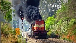 The SMOKING ALCO Locomotives  Indian Railways [upl. by Bose]