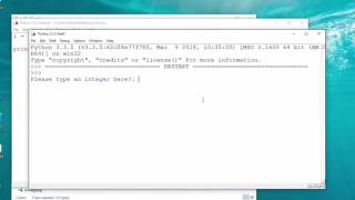 How To Take Integer Input From User In Python [upl. by Abehshtab21]