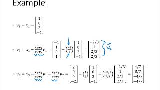 Linear Algebra  Lecture 40  The GramSchmidt Process [upl. by Power]