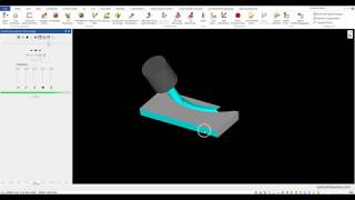 Alphacam 5 axis Contour Machining [upl. by Arualana]