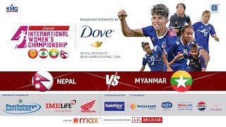 Nepal Vs Myanmar 26 Feb 2025  NepalvsMyanmar InternationalWomensFootballTournament football [upl. by Arie457]