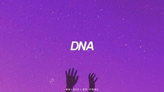 DNA  BTS 방탄소년단 English Lyrics [upl. by Kcirtap]