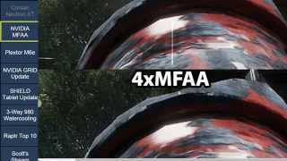 NVIDIA MultiFrame Sampled AntiAliasing MFAA Tested on GTX 980 [upl. by Amian]