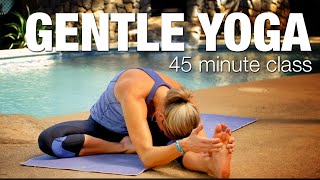 Gentle 45 Minute Tropical Yoga Class  Five Parks Yoga [upl. by Irianat]