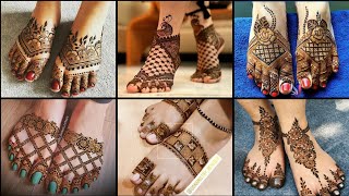 Simple Feet Mehndi Designs Leg Mehndi Designs Simple Henna\Mehendi Designs [upl. by Violetta356]