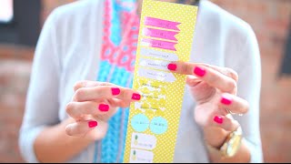 Easy Planner DIY How to Make Your Own Sticky Notes  Blitsy [upl. by Eilyw]