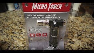 Harbor Freight Micro Torch Review [upl. by Amaleta411]