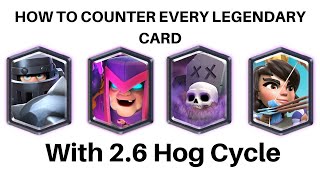 How to Counter Every Legendary Card with 26 Hog Cycle [upl. by Ahsilek]