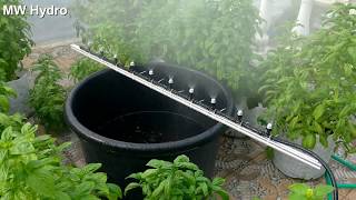 Simple Misting Example Using GrayBlack amp Orange Mist Nozzle  Micro Sprayer Head [upl. by Hplar]