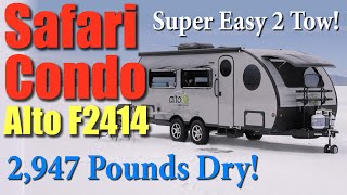 Safari Condo Alto F2414 Super Lightweight Under 3000 Pounds Travel Trailer SafariCondoAlto RVing [upl. by Rehptosirhc433]