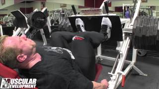 Training Videos  Dennis Wolf trains legs [upl. by Grussing480]