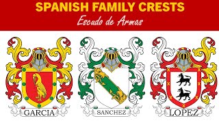 Spanish Family Crests [upl. by Eltsryk]