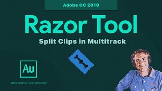 Adobe Audition CC How To Use The Razor Tool [upl. by Gignac]