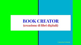 BOOK CREATOR per creare libri digitali [upl. by Hceicjow]