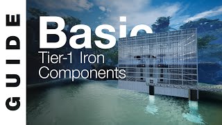 100 EFFICIENT Early Game Tier1 Iron Factory SATISFACTORY GUIDE [upl. by Lemon845]