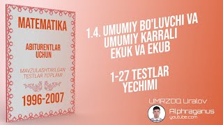 AXBOROTNOMA EKUB VA EKUK [upl. by Dolorita]