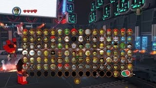 The LEGO Movie Videogame  All Purchasable Character Locations [upl. by Sewel]