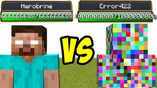 Herobrine vs Error422 [upl. by Idoj]