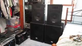 DJ SetupSeismic Audio Speakers with 18quot SA Subs [upl. by Hole]