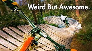 The WEIRDEST Bike Park [upl. by Saihttam]