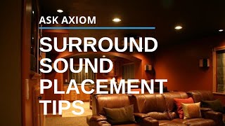 Where To Place Surround Sound Speakers 51 and 71 Rear Channel Set Up [upl. by Devin718]