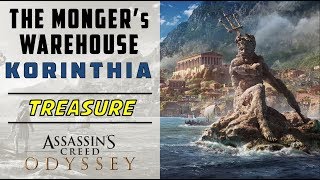 The Mongers Warehouse Korinthia  Loot Treasure Location  ASSASSINS CREED ODYSSEY [upl. by Acinoj]