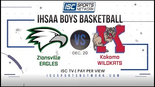 LIVE IHSAA Boys Basketball Zionsville Eagles at Kokomo Wildkats 122022 [upl. by Germin388]