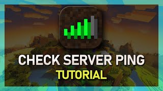 Minecraft  How To Check Server Ping [upl. by Aimahs585]