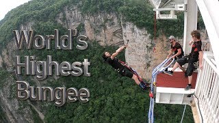 Do you dare to go on the worlds highest bungee jump [upl. by Hevak]