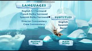 Ice Age The Meltdown 2006 DVD Menu Walkthrough [upl. by Ordway555]