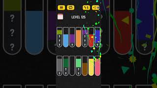 Water Sort Puzzle  Level 125 [upl. by Narih]