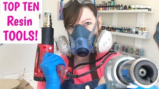 My Top TEN Resin TOOLS  Must Have For Beginners [upl. by Ahtanaram]