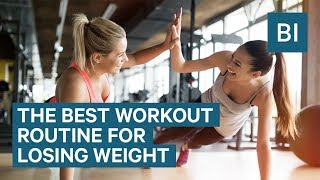 Best Workout Routine For Losing Weight According To Exercise Experts [upl. by Kiker711]