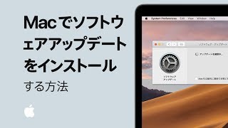 Macでソフトウェアアップデートをインストールする方法 — Appleサポート [upl. by Isabel536]