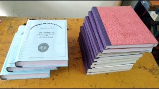 Book Binding  How to make Book Binding Easy  Easy method Book Bindings [upl. by Evita]