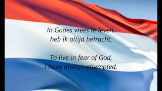 Dutch National Anthem  quotHet Wilhelmusquot NLEN [upl. by Florian]