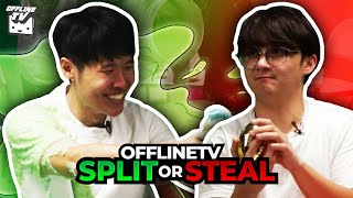 OFFLINETV SLIME SPLIT OR STEAL [upl. by Anastasie]