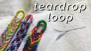 HOW TO start your bracelets with a TEARDROP loop [upl. by Kovar]