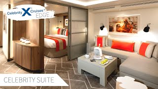 Celebrity Suite  Celebrity Edge Full Walkthrough Tour amp Review 4K  Retreat 2021 [upl. by Honeyman]