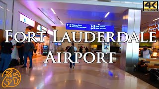 Fort Lauderdale Airport Hollywood International Airport FLL Florida Tour [upl. by Aserret760]