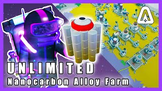 EPIC efficient NANOCARBON Alloy autofarm  Astroneer [upl. by Yrro]