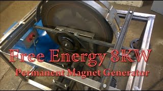 Generator PMG Perpetuum Mobile Free Energy 8KW Test1 [upl. by Airtemak203]