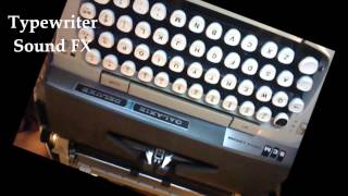 Typewriter Sound Effects [upl. by Portia]