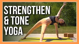 30 min Intermediate Vinyasa Yoga  Full Body Toning [upl. by Wallache]