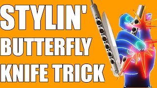 Butterfly Knife Tricks for Beginners 15 Transpose [upl. by Shugart]