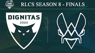 Dignitas vs Vitality  RLCS Season 8  Finals 15th December 2019 [upl. by Akcired]