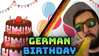 HAPPY BIRTHDAY IN GERMAN 🎂 Lyrics amp Pronunciation Guide [upl. by Anesusa202]