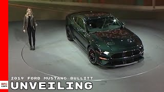 2019 Ford Mustang Bullitt Unveiling [upl. by Reagan588]